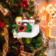 thumbnail image 1 of Adornos con el nombre del árbol de Navidad 2020 Decoraciones colgantes Presidente y muñeco de nieve, 1 of 8