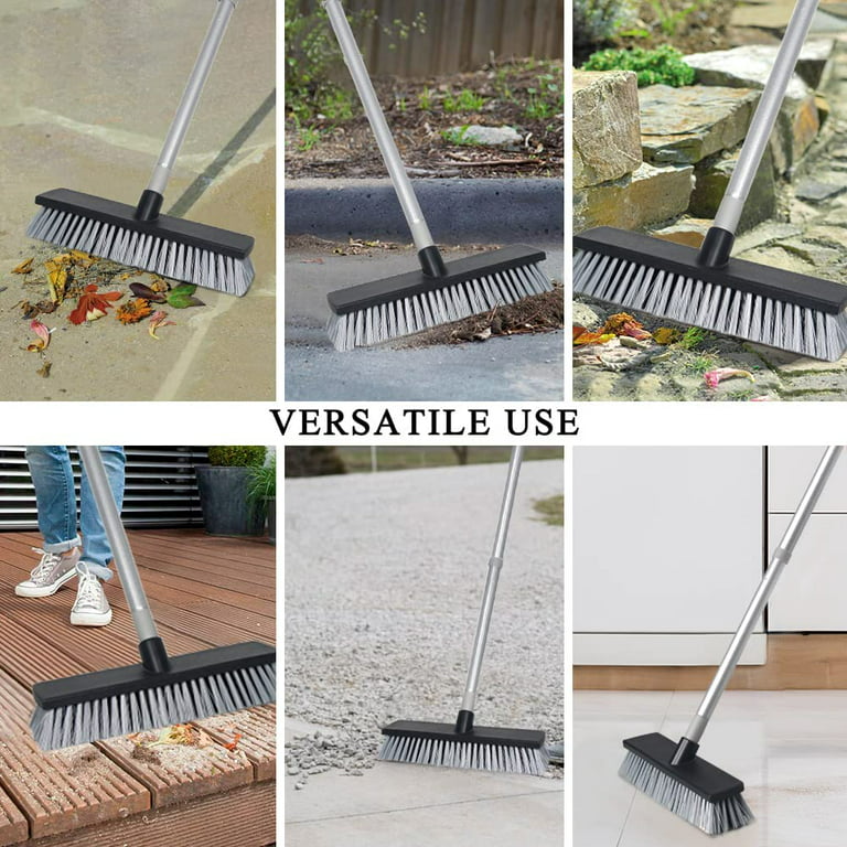 Versatile floor cleaning brush handle for bathroom for a Perfect Home 