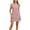 Pink, variant on Timegard Casual Dresses for Women Cap Sleeve Crewneck Slim Fitting Comfy Summer Solid Color Dresses