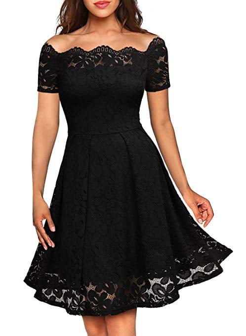 boat neck cocktail dress