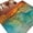 Burnt Orange Teal, variant on Large Area Rugs for Living Room Bedroom, Abstract 8'x10' Rug Washable Carpet Runner Indoor Outdoor, Orange Teal Green Gradient Fluid Modern Oil Painting Non Slip Floor Mats Rug for Kitchen, Patio