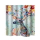 thumbnail image 1 of Cortina de ducha impermeable con estampado de animales de dibujos animados, cortina de baño de tela de poliéster, cortinas bohemias de baño para el hogar Noticed JJ19013-06, 1 of 4