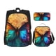 thumbnail image 1 of Fotbe Vibrant Rainbow Butterfly A Set Escolar 3 en 1 para Niños - Mochila Duradera con Lonchera Aislante y Estuche para Lápices - Mochila Escolar para Niños y Niñas, 1 of 7