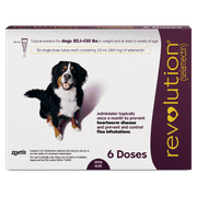 Revolution (Selamectin) Topical Solution for Dogs, 85.1-130 lbs, (Plum Box)