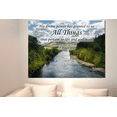 thumbnail image 2 of Scripture Walls All Things 2 Peter 1:3 Bible Verse Canvas Christian Wall Art Ready to Hang Unframed, 2 of 7