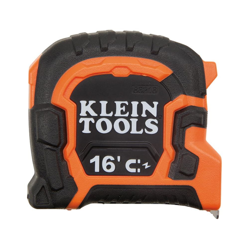 Klein Tools 86216 Double Hook Magnetic Tape Measure, 16-Foot