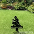 thumbnail image 3 of Craftnamesign Custom Soldier Memorial Metal Stake, Veteran Sympathy Gift, Military Funeral Sign, 3 of 4