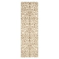 thumbnail image 4 of SAFAVIEH Florida Deangelo Damask Plush Shag Area Rug, Cream/Beige, 4' x 6', 4 of 9