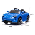 thumbnail image 2 of Carro Eléctrico Infantil Aeiou Porsche Con Control 12v Azul, 2 of 2