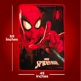 thumbnail image 3 of Silver Buffalo Marvel Universe Spider-Man Spidey Close Up Web Shooter 45" x 60" Fleece Throw, Soft and Cozy Blanket, 180 GSM, 3 of 7