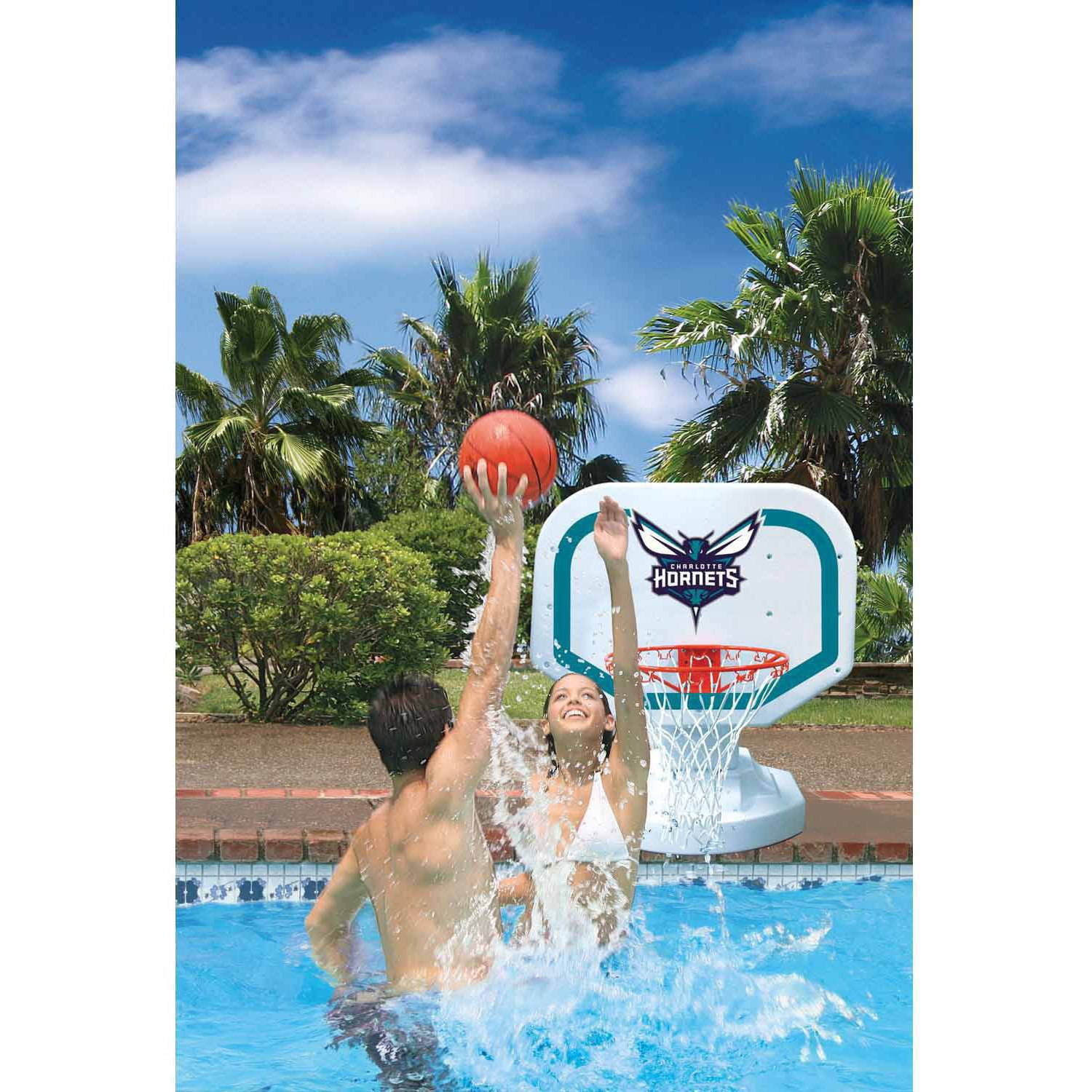 Poolmaster Charlotte Hornets NBA USA Competition-Style Poolside Basketball Game