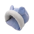 thumbnail image 2 of Saco De Dormir De Ardilla Hámster De Ratón Para Mascotas Peque?o Algodón Invierno Casa Cálida Nido Azul Sunnimix Nido de dormir de hámster, 2 of 7