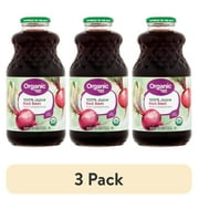 (3 pack) Great Value Organic 100% Beet Juice, 32 fl oz