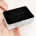 OWNMEMORY Halloween Spider  Pattern Portable PU Leather Necklace