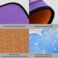 thumbnail image 3 of SKYSONIC 3D Monster Mouths Kitchen Mats Set of 2 Purple Evil Face Floor Runner Rug Anti Fatigue Non Slip Comfort Mat 19.7x27.6 Inch + 19.7x47.2 Inch for Living Room Laundry Room Hallway, 3 of 7