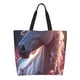 thumbnail image 1 of Easygdp Flower White Horse Bolsas Tote para Mujer, Bolsos de Hombro para Viaje, Bolsos de Mano de Gran Capacidad para Compras y Trabajo, 1 of 8