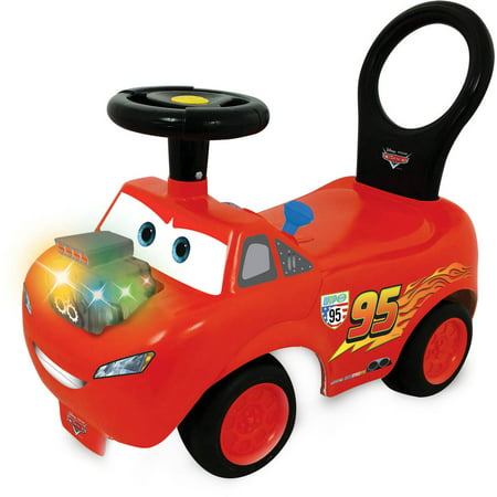 Kiddieland Disney PIXAR Cars Lightning McQueen Light and Sound Activity Ride-On