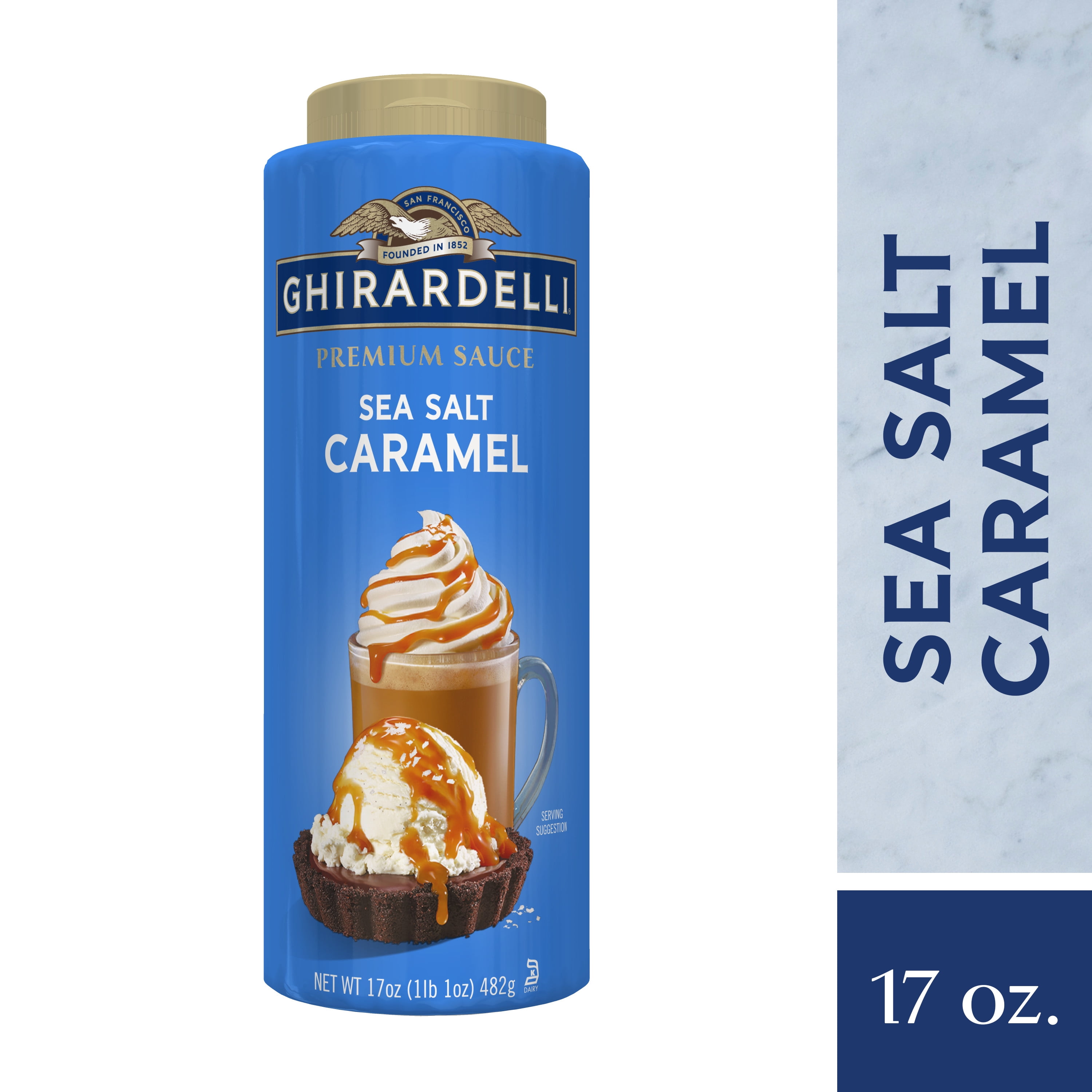 Ghirardelli Sea Salt Caramel Sauce Bottle, 17 oz - Walmart ...