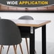 thumbnail image 5 of Uxcell 2 Paquete Soporte de Esquina Ajustable en L, Soporte de Ángulo Recto Ranurado de 40 x 80 x 35mm con Tornillos para Fijar Muebles Estantes de Madera Armario, Negro, 5 of 6