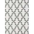 thumbnail image 1 of Dynamic Rugs SI465906110 3 ft. 11 in. x 5 ft. 7 in. Silky Shag 5906 Rectangle Contemporary Rug - 110 White & Silver, 1 of 1