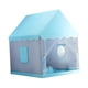thumbnail image 4 of Tienda de juegos para niños con ventana de dibujos animados, fácil de instalar, para niños y niñas, castillo de princesa, interior para ventana redonda azul, 4 of 10