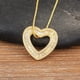 thumbnail image 2 of AIBEF-Colgante con forma de corazón de diamantes de imitación para mujer, collar de cobre CZ, joyería de compromiso, regalo de aniversario, novedad, 2 of 4