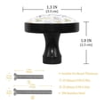 thumbnail image 3 of 4 Pcs Fox Knobs for Kitchen Cabinet Cupboard Dresser Bookcase Drawer Pulls Handles Round Home Decor, 3 of 5