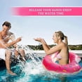 thumbnail image 4 of Bouée de Natation en Forme de Beignet 80cm - Rose - 1 Pce, 4 of 5
