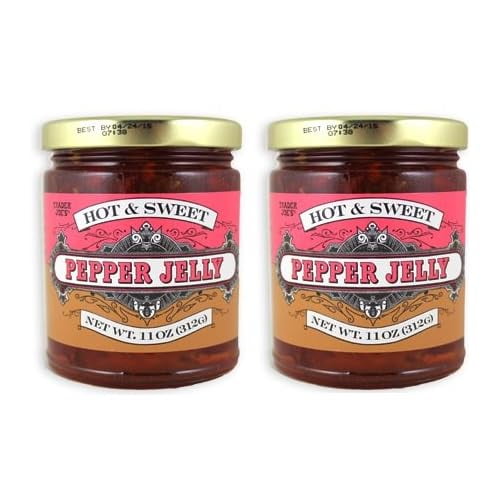 Tjs Hot & Sweet Pepper Jelly NET WT. 11OZ (312G) - 2-Pack