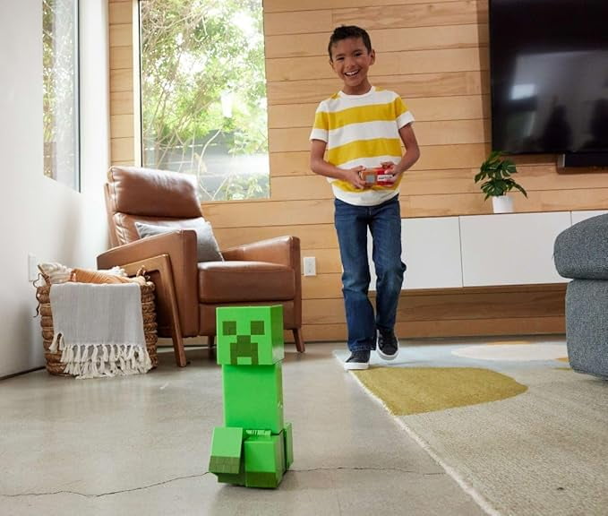 Minecraft Exploding RC Creeper with Lights & Sounds with 10 Explosion Particles and DLC Code