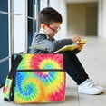 thumbnail image 6 of Water-Resistant 3-Ring Binder Organizer with Multiple Pockets Zipper Binder Bag for Office Tie-dyed Colorful Spiral Pattern, 6 of 8