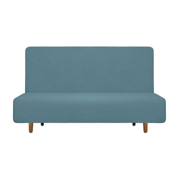 Stretch Sofa Bed Cover, Couch Slipcover Fit Length 61"-73", Denim Blue