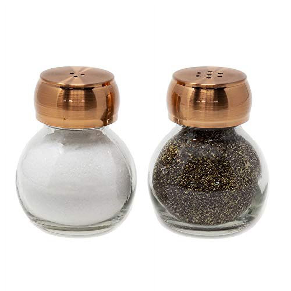 Round Salt & Pepper Set - Beech & Silver – theARKelements