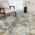thumbnail image 3 of Loomaknoti Sientan Darani 8' x 10' Abstract Indoor Polypropylene Area Rug , Yellow, 3 of 7