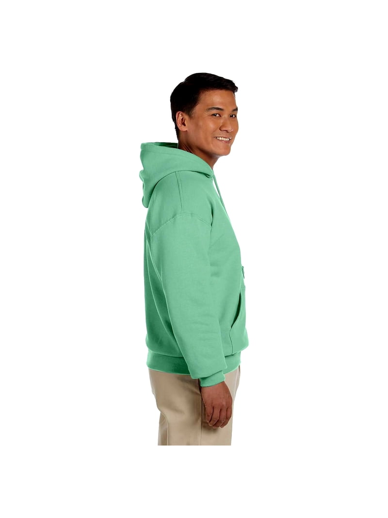 Gildan Mens Heavy Blend Hooded Sweatshirt, 2XL, Mint Green