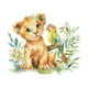 thumbnail image 3 of Pegatinas de pared Kojanyu con temática de animales para dormitorio y sala de estar,calcomanías autoadhesivas de animales juguetones para una decoración divertida y amigable del hogar., 3 of 4