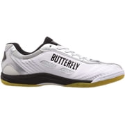 Butterfly Lezoline Gigu Shoes White/Silver 10.0 (45 EU, 28.0 JP)