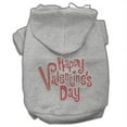 thumbnail image 1 of Happy Valentines Day Rhinestone Hoodies Grey S (10), 1 of 1