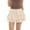 Beige, variant on ibiyuan Tennis Skirts For Women With Shorts Flowy Shorts for Women Boho Ruffle Skorts High Waist Casual Tiered Mini Skirt Lace Summer Golf Tennis Skorts
