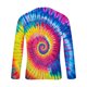 thumbnail image 4 of Blusas y camisas de manga larga con cuello redondo para hombre, estilo casual, estampado, cuello redondo, para fitness, deportivas, de licra., 4 of 5