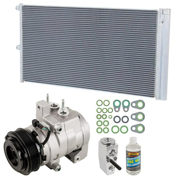 A/C Kit w/ AC Compressor Condenser & Drier For 2014 Ford F-150 F150 V8 - BuyAutoParts
