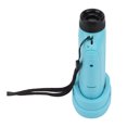 thumbnail image 4 of Kids Handheld Microscope, Children Pocket Microscope Eye Protection Rotating  LED Light HD Lens 180x  For Students For Field Sky Blue 2211, 4 of 8
