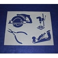 thumbnail image 2 of Mylar 2 Pieces of 14 Mil 8" X 10" Tools Stencils- Painting /Crafts/ Templates, 2 of 3