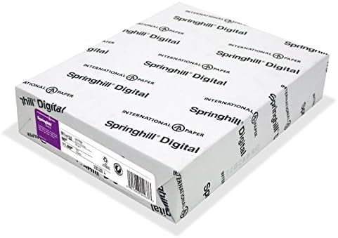 Springhill Vellum Bristol Ivory 67# Cover 8.5"x11" 250 sheets