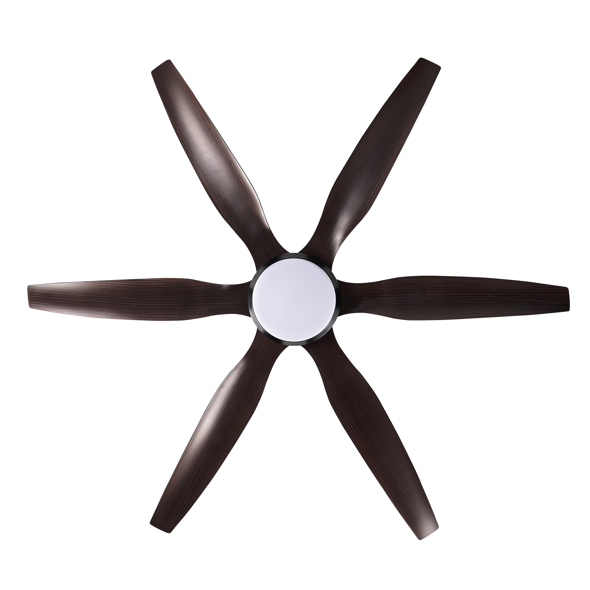 BOFANG Large Room Ceiling Fan 56 inch, 6 Blades for Patio Living Room Bedroom(Matte Black)