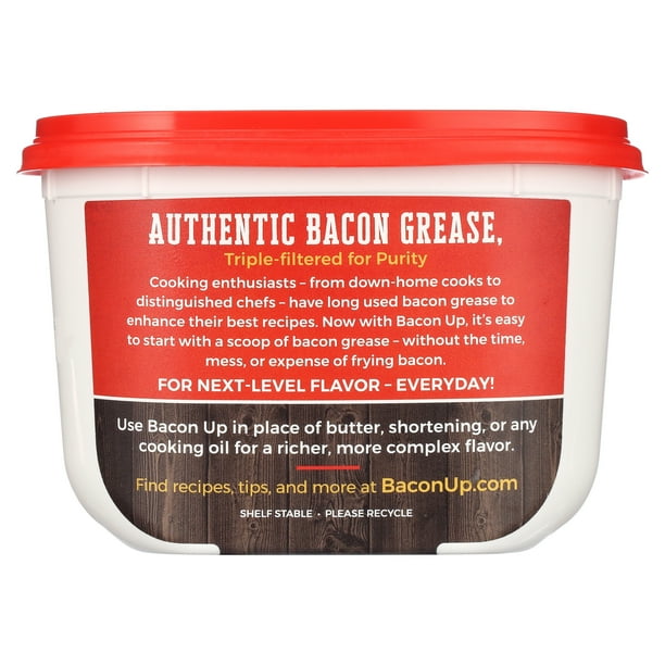Bacon Up Bacon Grease 14 oz Tub for Office Breakroom Cooking