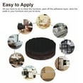 thumbnail image 6 of 36Pcs 1" Felt Furniture Pads Self Adhesive, Cuttable Anti Scratch Floor Protectors for Furniture Feet Chair Legs, Furniture Felt Pads for Hardwoods Floors, Black, 6 of 8