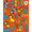 Orange, Pattern 2, variant on ODIKA 2x3 Machine Washable Non-Slip Area Rug, Jungle Creatures Educational Phonics Design with Monkeys Tigers Parrots High Traffic Rug with Pad, Green, 681824