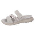 thumbnail image 5 of Dakaela Womens Orthopedic Sandals Comfortable Arch Support Slip on Slides Open Toe Soft Sole Summer Beach Casual Walking Shoes Size 7, 5 of 7