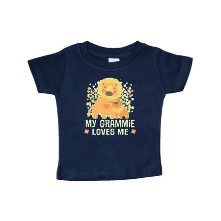

Inktastic Grammie Loves Me Gift Baby Boy or Baby Girl T-Shirt